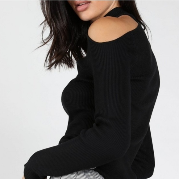 NWT Open Shoulder Rib Long sleeve - Picture 2 of 6